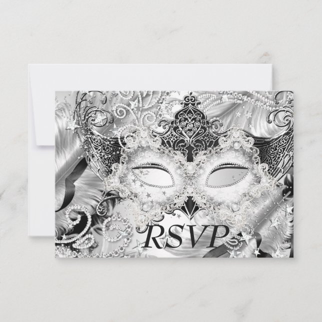 Silver Gnistra Mask MasqueraParty OSA (Framsida)