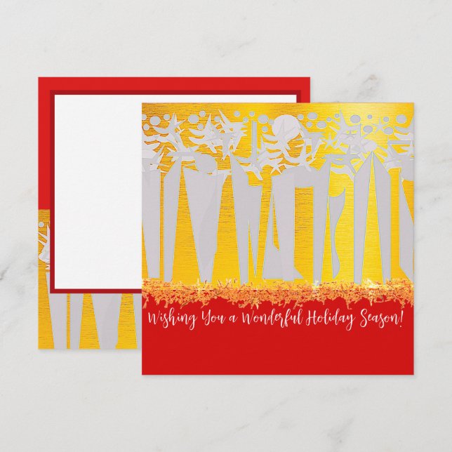 SILVER&GOLD KORT (Fram/baksida)