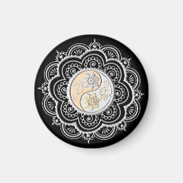 Silver & Gold Mandala Magnet