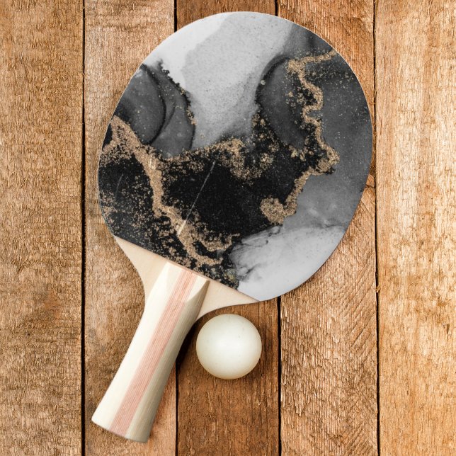 Silver & Gold Marmorsten Pingisracket (Skapare uppladdad)