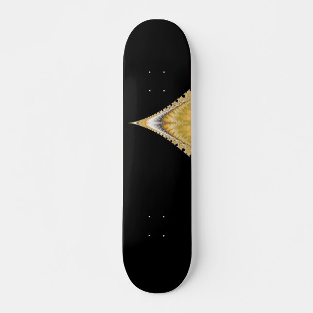 Silver Gold Volcano Skateboard Bräda 20 Cm (Framsida)