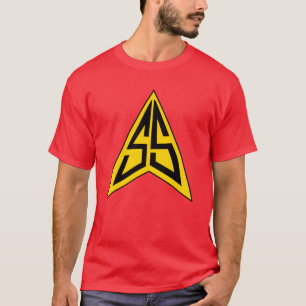 Silver görar strimmig t-skjortan t shirt