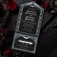 Silver gotiic Vampire Cathedral Bröllop