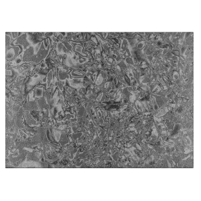 Silver- & grå färgkonstskärbräda (Framsidan)