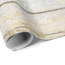 Silver Grått Beach Champaign Guld Wood Rustic Presentpapper
