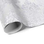 Silver Grått Blommigt Damask Blommigt Royal Monoch Presentpapper<br><div class="desc">Minimalism och enkelhet i form av glam- och Chic-svällning Pappert</div>