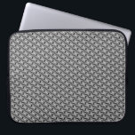 Silver Grått Decorative Laptop sleeve<br><div class="desc">Elegant Silver Grått Decorative Laptop sleeve</div>