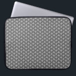 Silver Grått Decorative Laptop sleeve<br><div class="desc">Elegant Silver Grått Decorative Laptop sleeve</div>