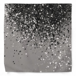 Silver Grått Glitter #1 #blanka Bandana