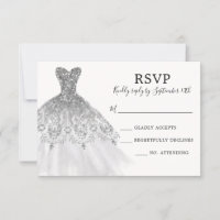 Silver Grått Glitter Gnistra Dress Gown-skript