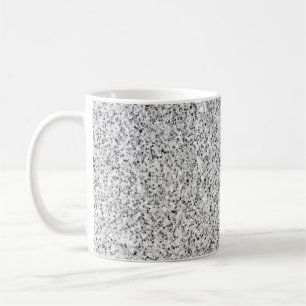 Silver grått glitter ljussparkler kaffemugg