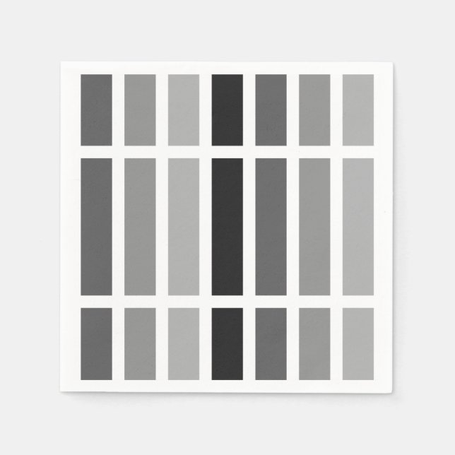 Silver Grått Hues Pappersservett (Framsidan)