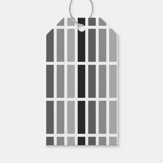 Silver Grått Hues Presentetikett (Framsidan)