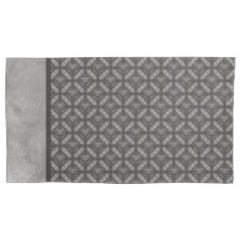 Silver Grått Metall Blommor med grammbo Mönster