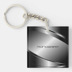 Silver Grått Metallic look-Stainless Steel Mönster