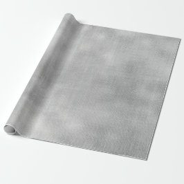 Silver Grått Minimal linen TextilBurlap Canva Presentpapper