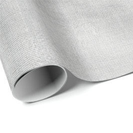 Silver Grått Minimal linen TextilBurlap Canva Presentpapper