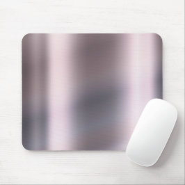 Silver Grått Monochrom Minimal metallisk stål för Musmatta