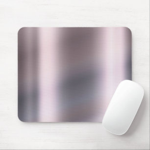 Silver Grått Monochrom Minimal metallisk stål för Musmatta