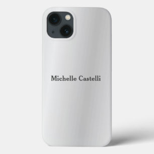 Silver Grått-Professionellen Unik Lägg till eget N