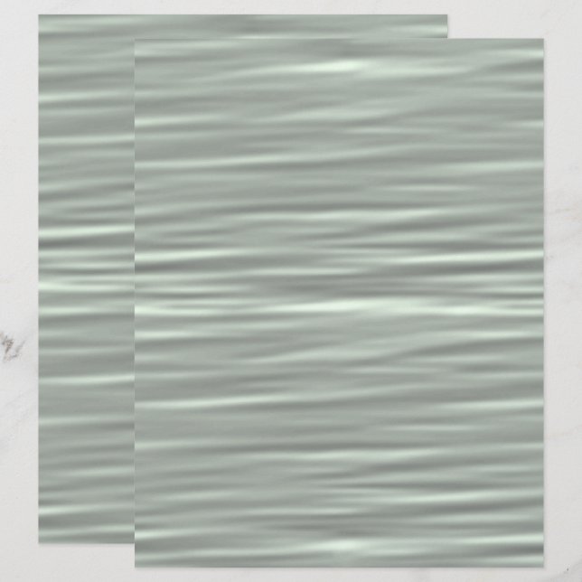 Silver Grått Satin Se skrapbok Papper (Fram/baksida)