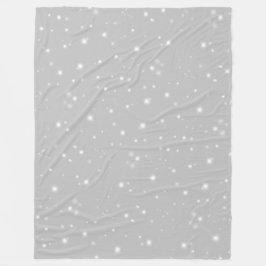 Silver Grått Starlight Fleecefilt