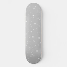 Silver Grått Starlight Mini Skateboard Bräda 18,5 Cm