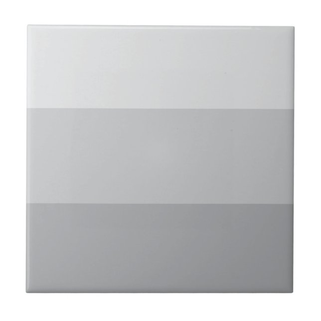 Silver Grått Stripe Kakelplatta (Framsidan)