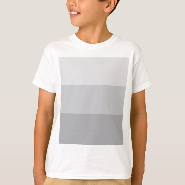 Silver Grått Stripe T Shirt (Framsida)