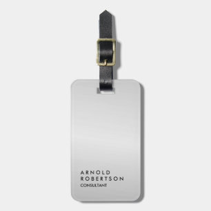 Silver Grått Trendig Modern minimalist Bagagebricka
