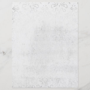 Silver Grått Vintage Mönster Papper