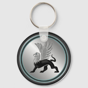 Silver Griffin Nyckelring