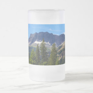 Silver Grind Montana Frosted Glass Beer Mugg