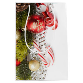 Silver Grönt och röd Juldekorationer