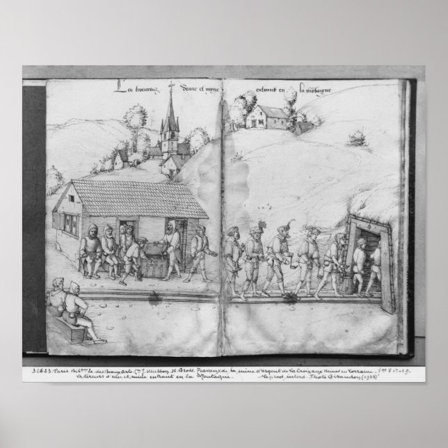 Silver gruva i La Croix-aux-Mines, Lorraine 2 Poster (Framsidan)