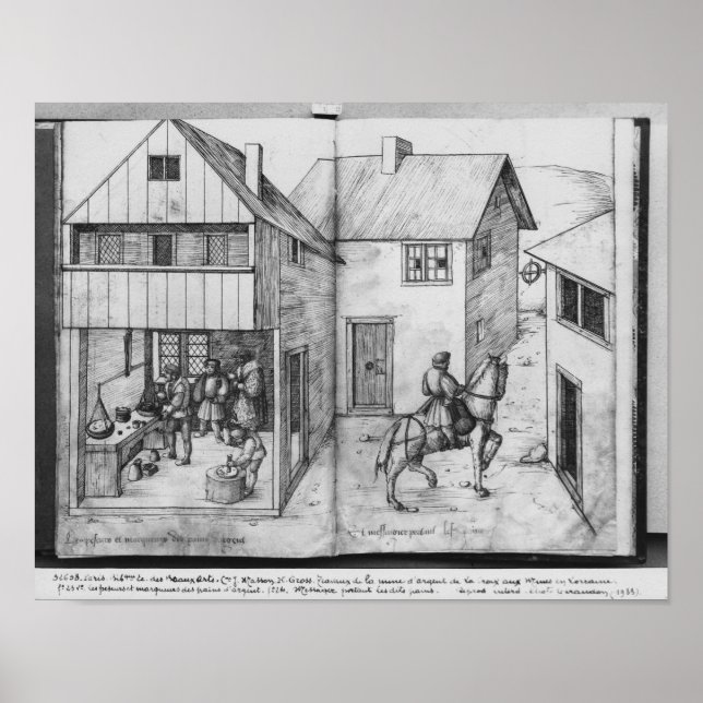 Silver gruva i La Croix-aux-Mines, Lorraine Poster (Framsidan)