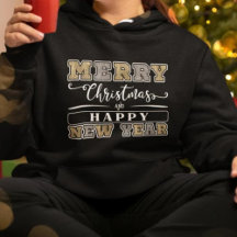 Silver Guld God jul Gott nytt år Hoodie