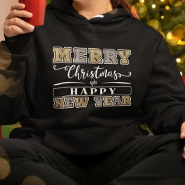 Silver Guld God jul Gott nytt år Hoodie T Shirt