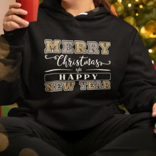 Silver Guld God jul Gott nytt år Hoodie T Shirt