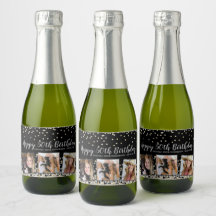 Silver Guld Konfetti Fotokollage 50-årsdag