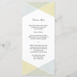 Silver Guld Metall Titta industriellt Chic Menu Meny