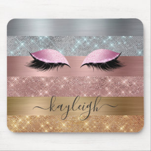 Silver Guld Ro Guld Glitter Beauty Eyelash Musmatta