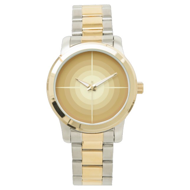 silver guld watch armbandsur (Framsida)