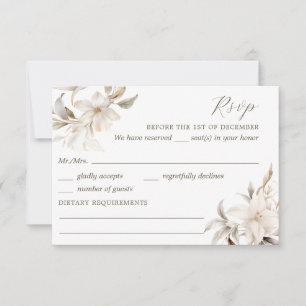 Silver, Guld & White Quinceañera OSA Kort