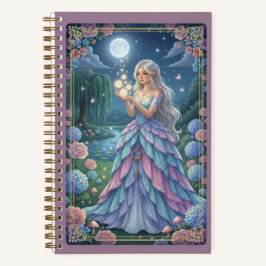 Silver Hair Fairy & Shimmering Petal Gown Journal
