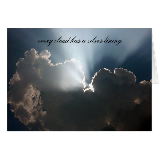 silver hälsningskort (Framsidan Horizontal)