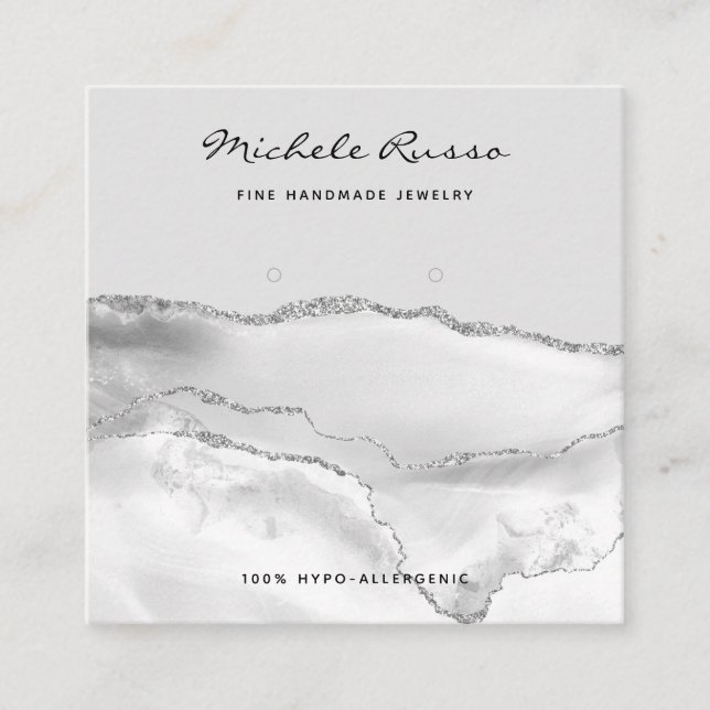 Silver handgjorda QR-Visningar för judiska  (Framsida)