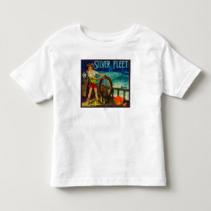 Silver hastiga orange LabelMentone, CA Tee Shirt