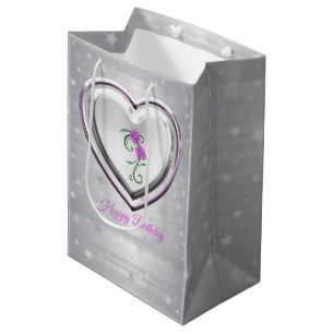 Silver Heart och Lila blommor