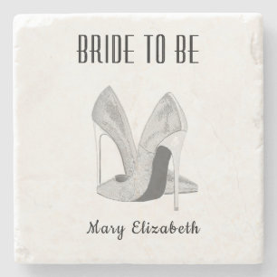 Silver Heels Bride to be Stenunderlägg